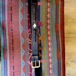 Men’s western style belt.Brown, size 40, 1&1/2” width